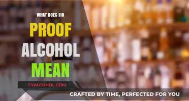 Understanding 110 Proof Alcohol: Definition, Strength, and Effects Explained