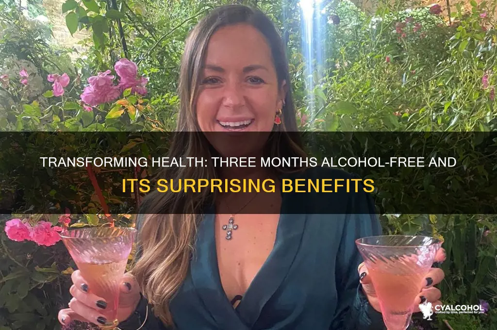 what does 3 months of no alcohol do