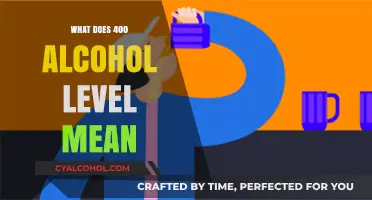 Understanding the Dangers of a 400 Alcohol Level: What It Means