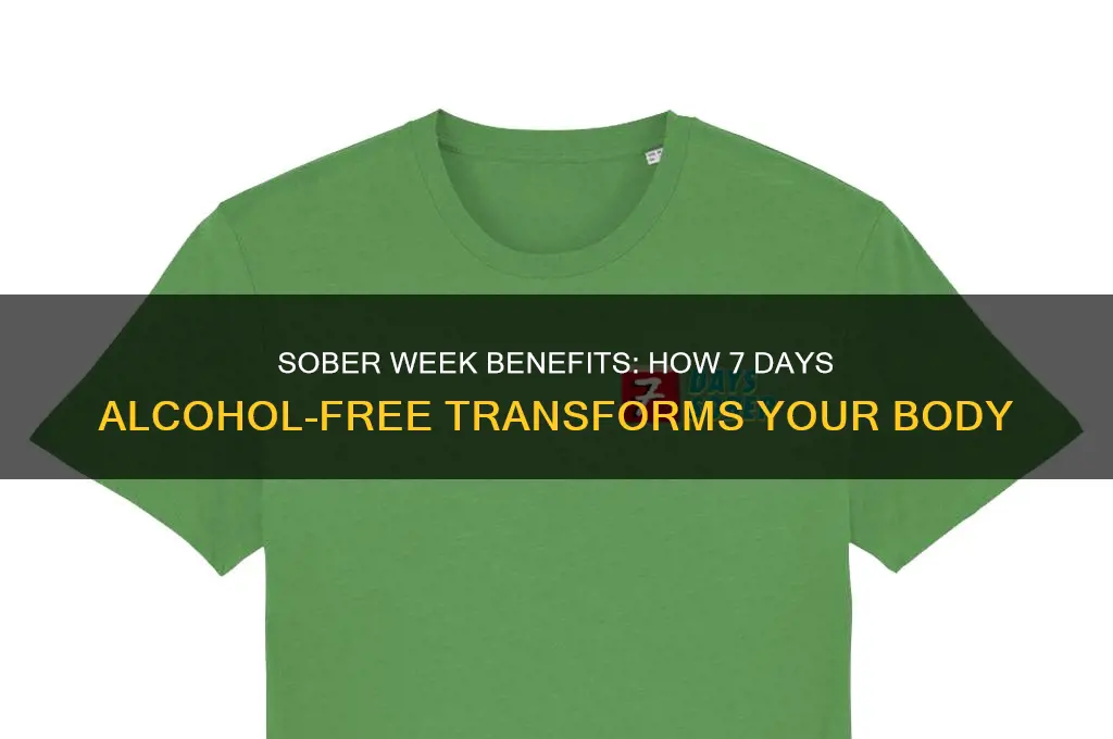 what does 7 days of no alcohol do