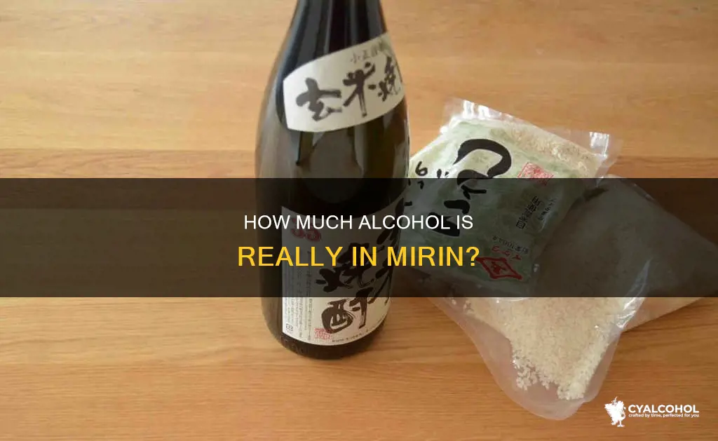 what does 9 alcohol by volume mean in mirin
