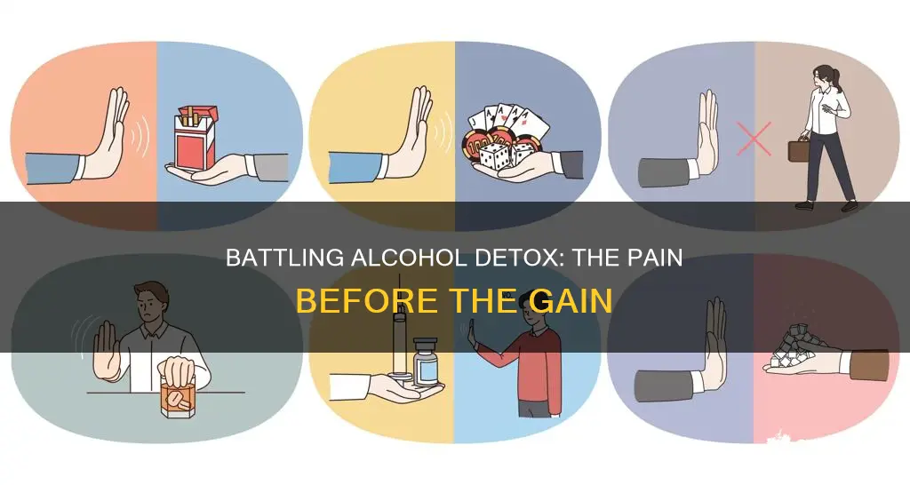 what does a person go thru before alcohol detox