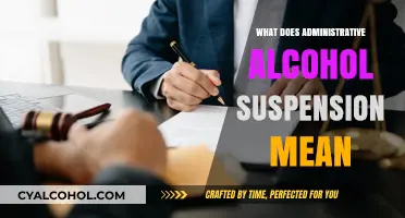 Understanding Administrative Alcohol Suspension: What It Means and How It Works