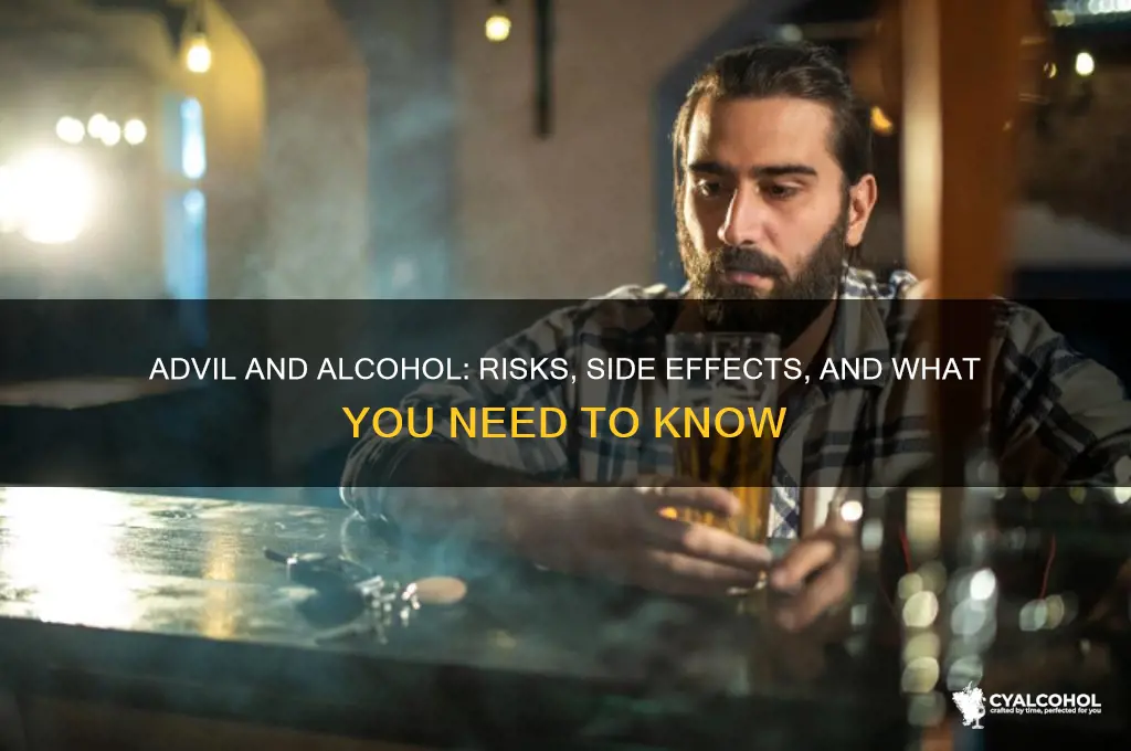 what does advil and alcohol do