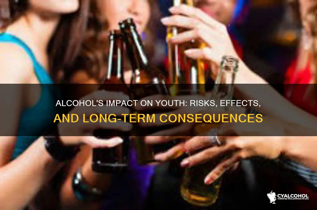 what does alcohol do to a young person