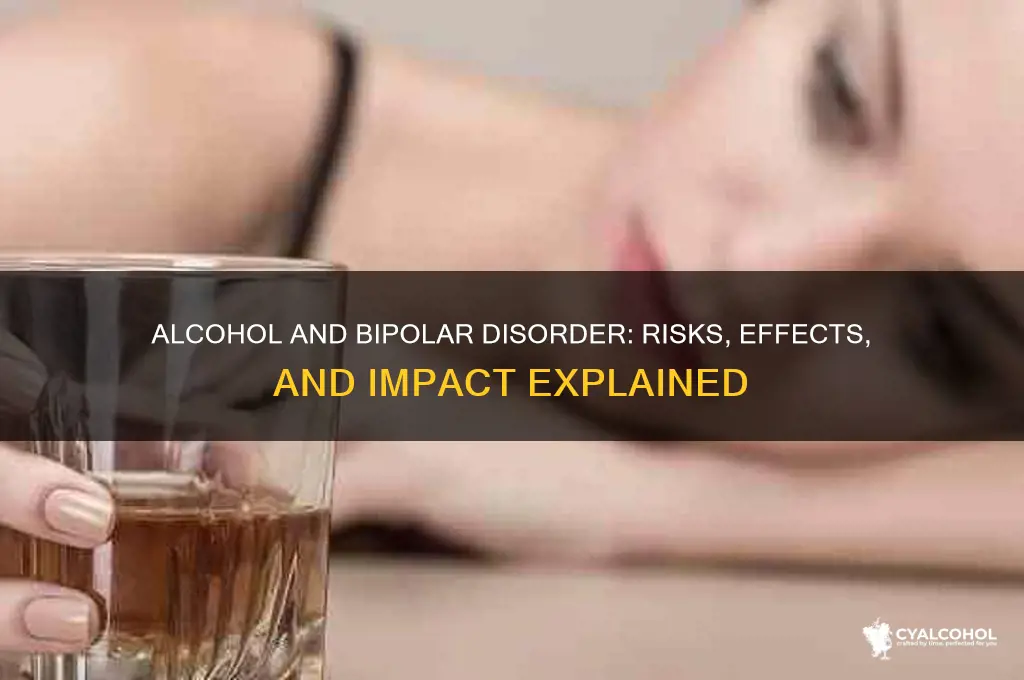 what does alcohol do to bipolar