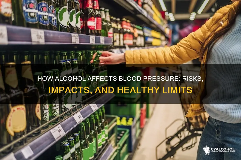 what does alcohol do to bp