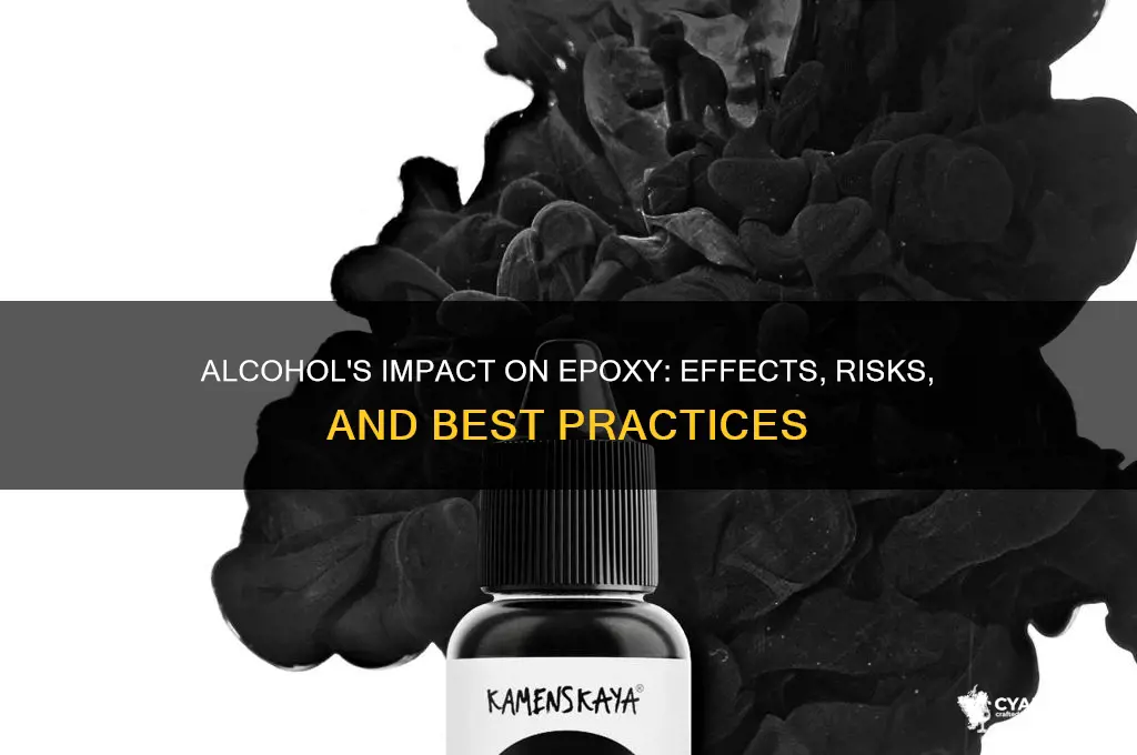 what does alcohol do to epoxy