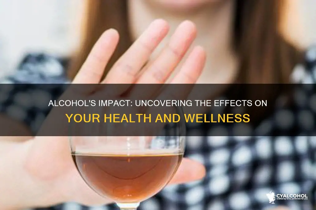 what does alcohol do to health