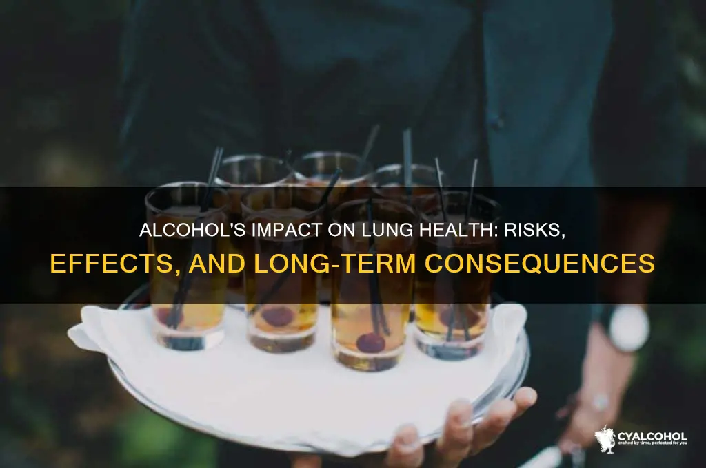 what does alcohol do to lungs