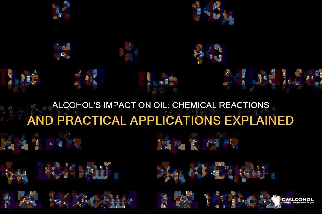 what does alcohol do to oil