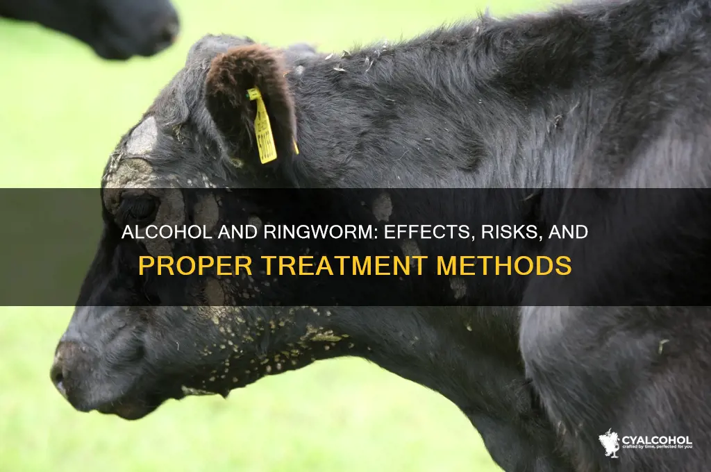what does alcohol do to ringworm