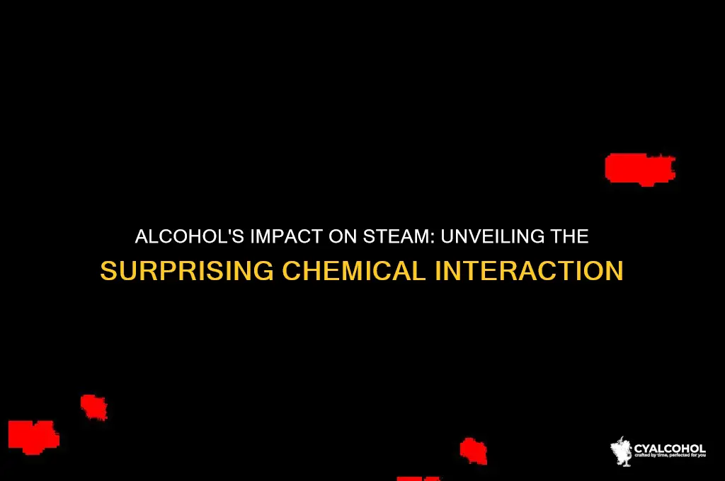 what does alcohol do to steam