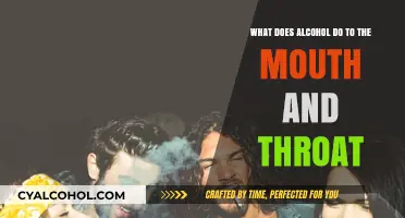 Alcohol's Impact: Mouth and Throat