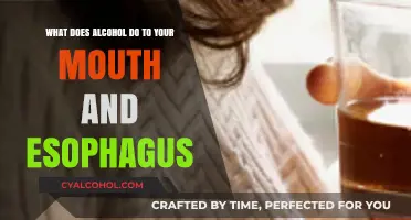 Alcohol's Harmful Effects on Mouth and Esophagus