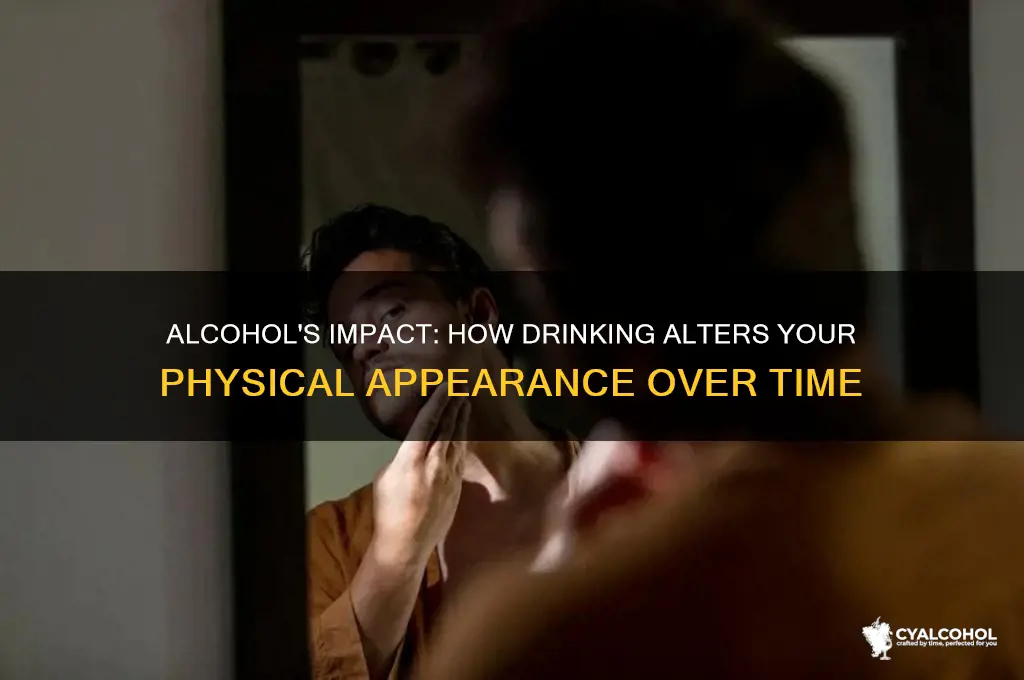 what does alcohol do to your physical appearance