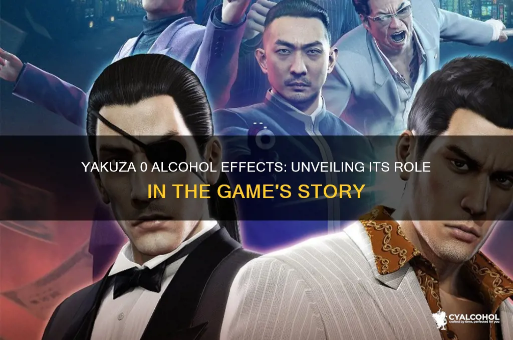 what does alcohol do yakuza 0