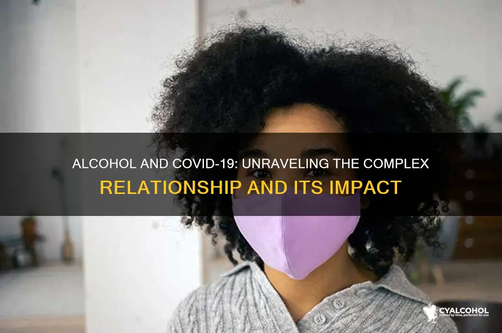 what does alcohol have to do with covid