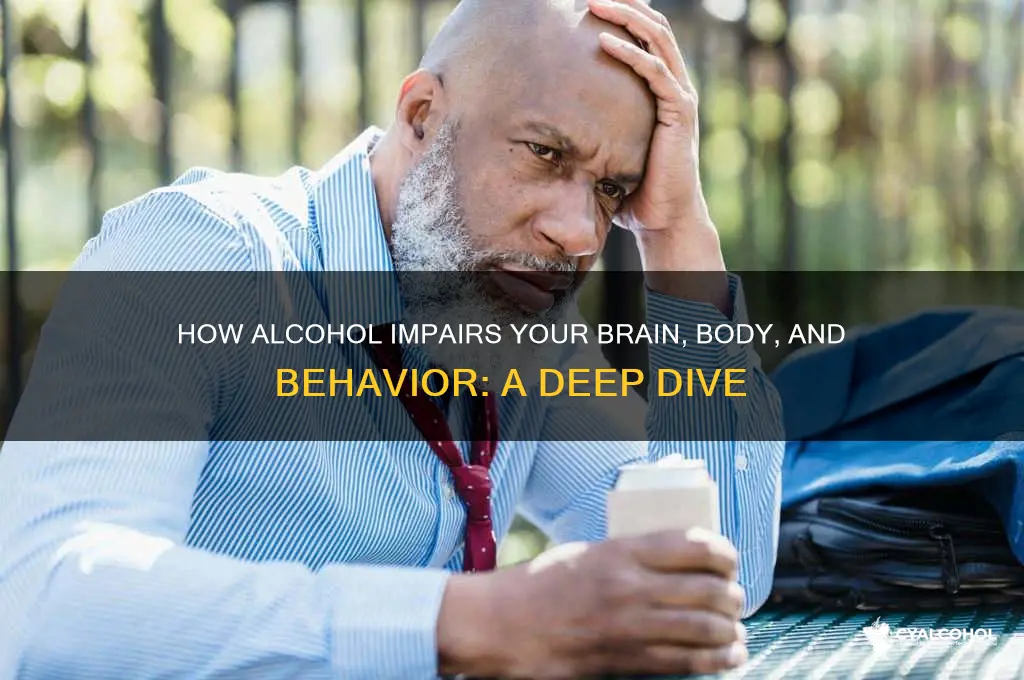 what does alcohol impair