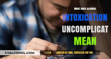 Understanding Alcohol Intoxication Uncomplicated: Definition, Symptoms, and Risks Explained