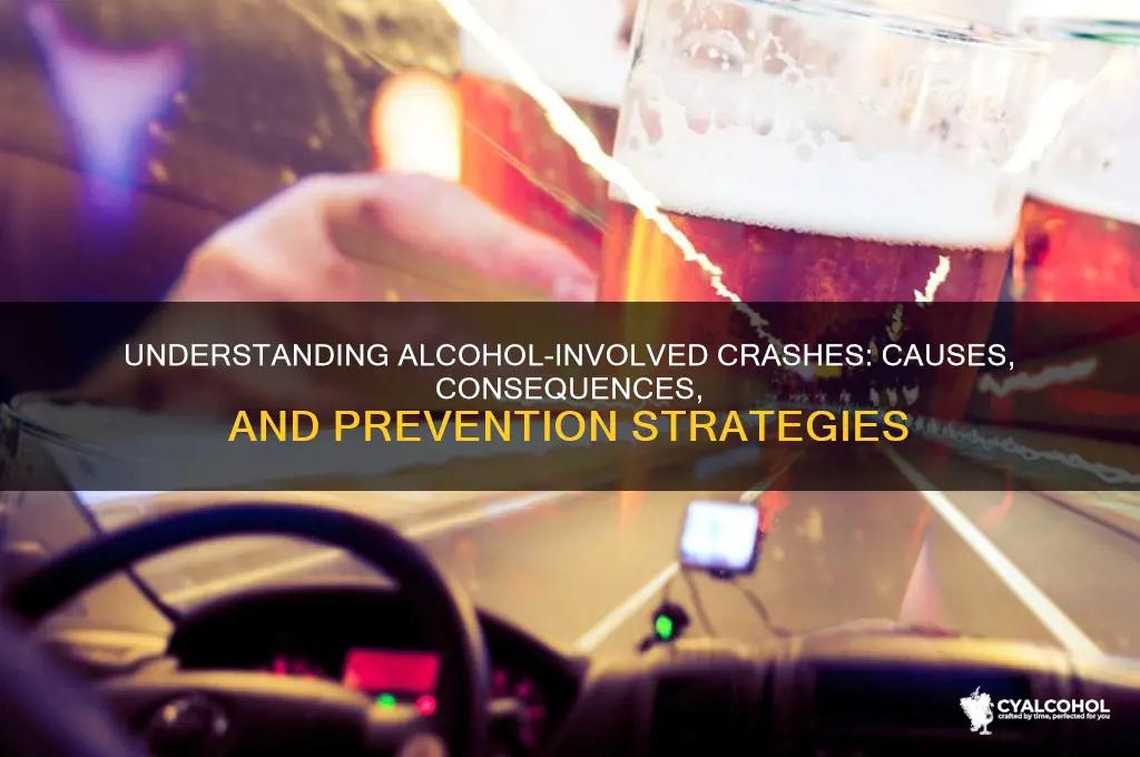 what does alcohol involved crash mean