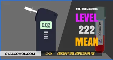Understanding Alcohol Level 222: Meaning, Effects, and Safety Concerns