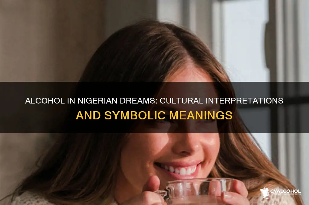 what does alcohol mean in a dream nigerian