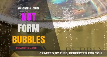 Why Alcohol Doesn't Form Bubbles: Unraveling the Science Behind It