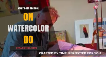 Exploring Alcohol Effects on Watercolor Techniques and Artistic Results