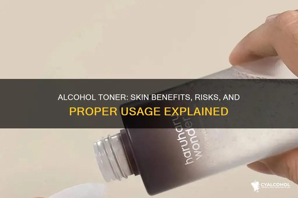 what does alcohol toner do to your skin