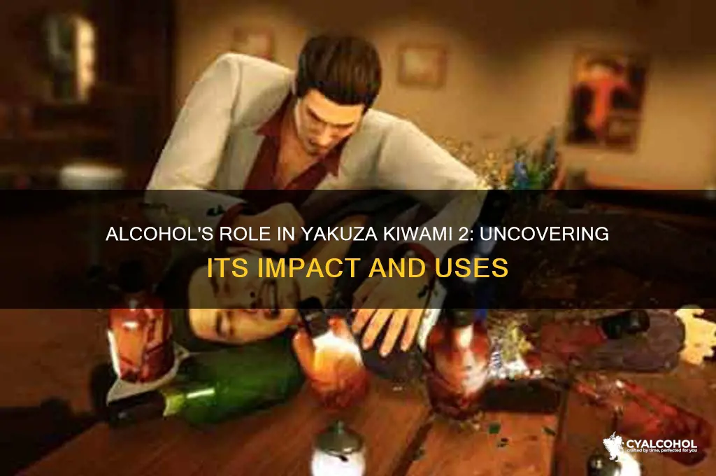 what does alcoholo do in yakuza kiwami 2