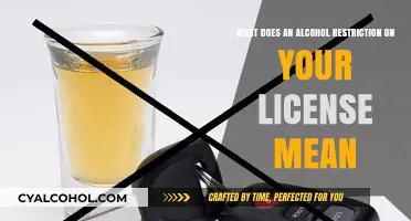 Alcohol Restriction: Understanding Your License Limitations
