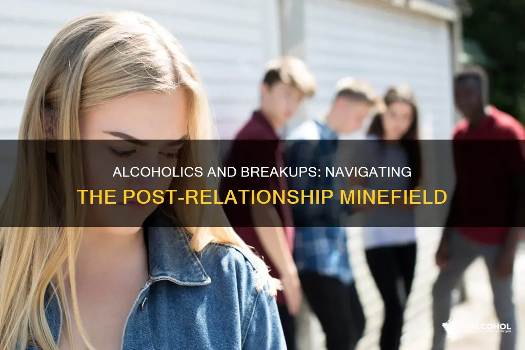 what does an alcoholic do after a break up