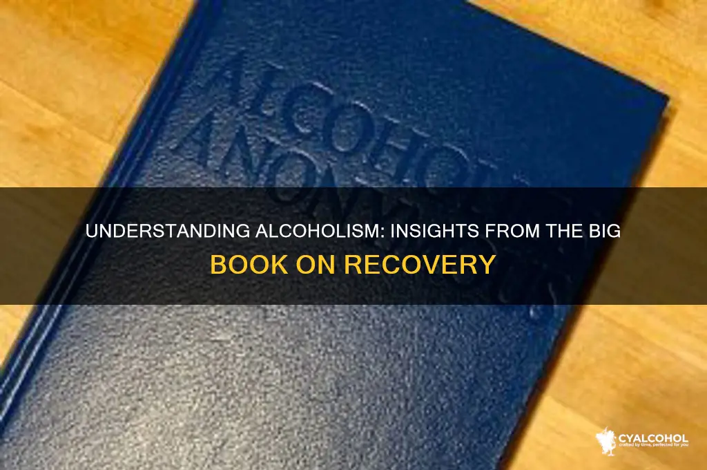 what does big book say about the alcoholic