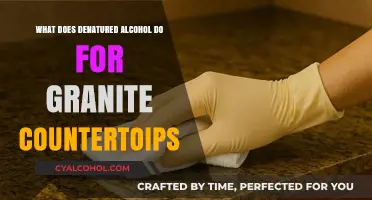Denatured Alcohol's Role in Cleaning and Maintaining Granite Countertops