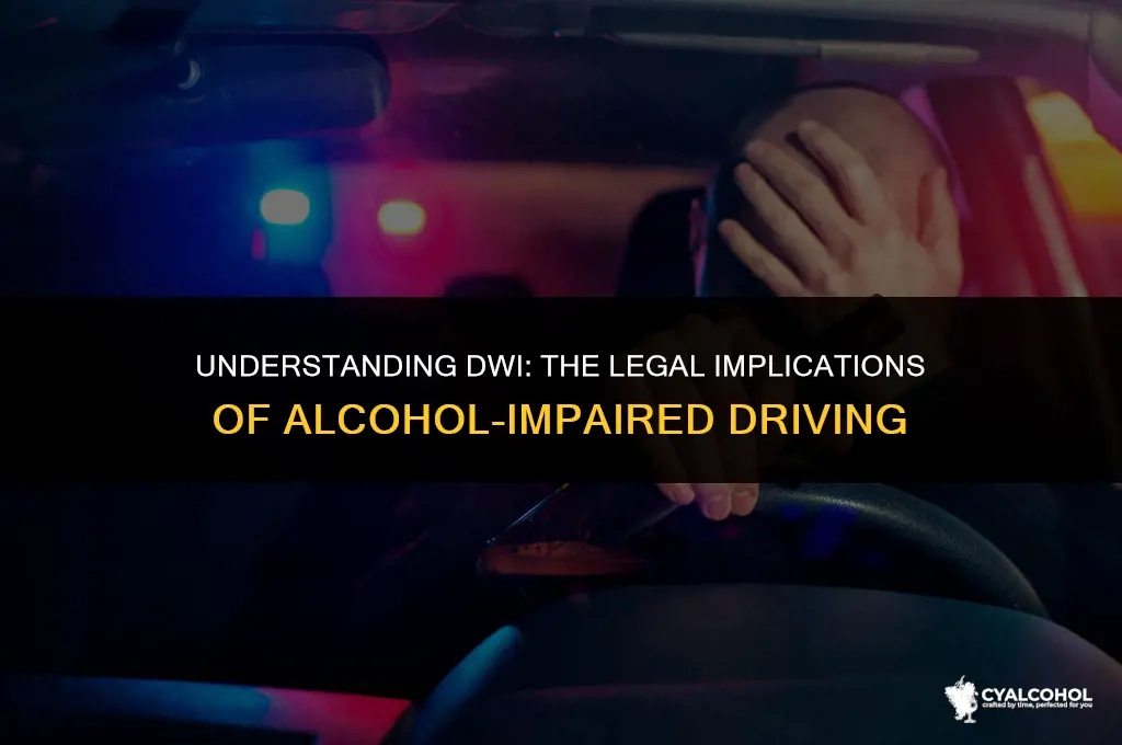 what does dwi stand for alcohol
