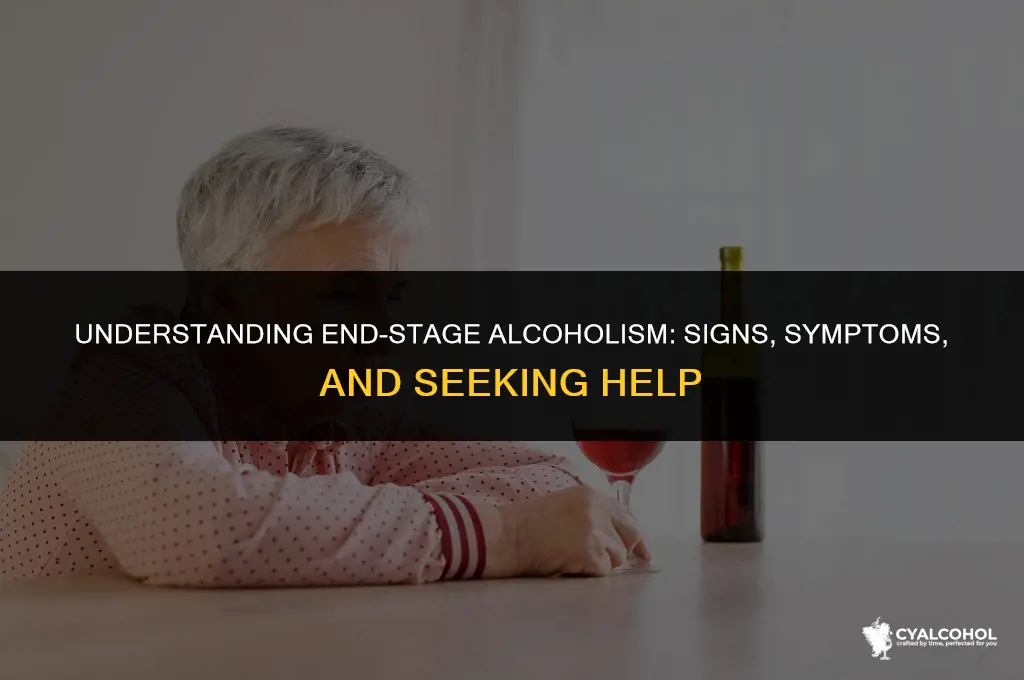 what does end stage alcoholism mean