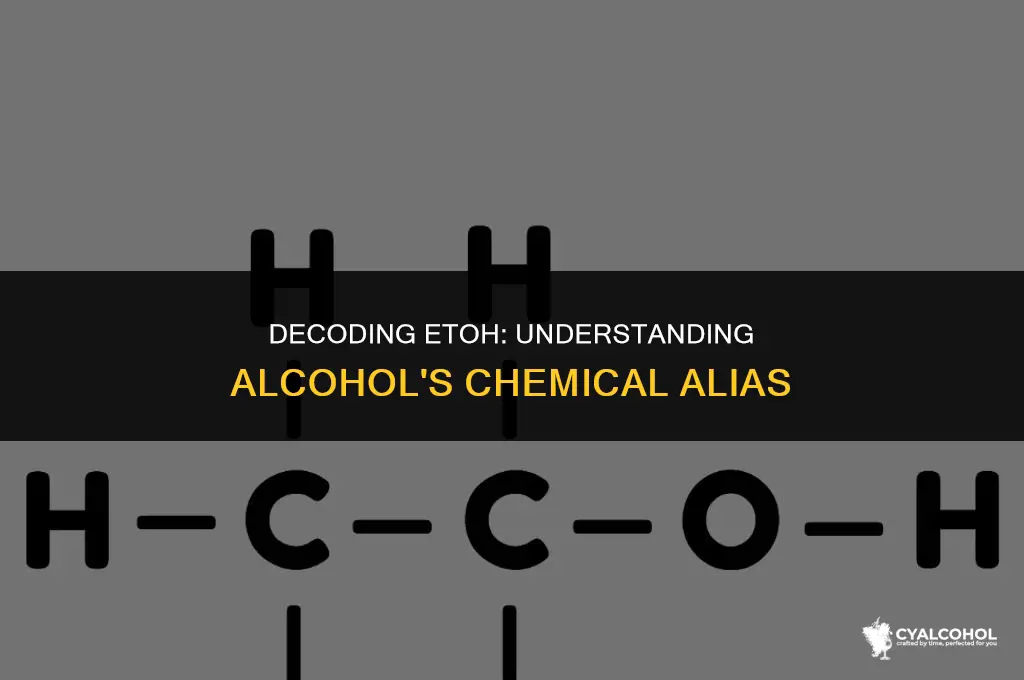 what does etoh stand for alcohol
