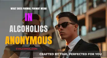 Understanding Formal Format in Alcoholics Anonymous: Structure and Purpose Explained
