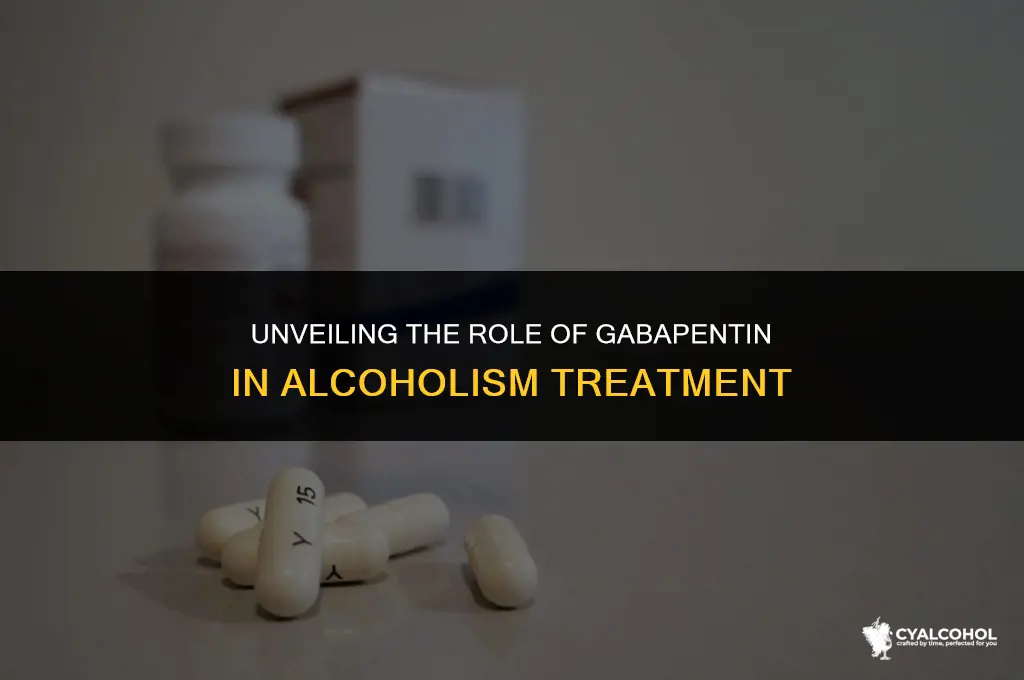 what does gabapentin do for alcoholics