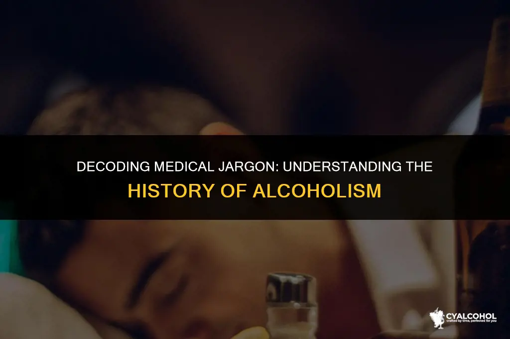 what does hx of alcoholism mean