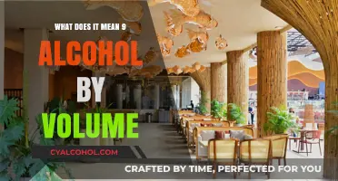 Understanding Alcohol by Volume: What Does 9% ABV Really Mean?