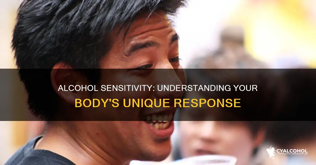 what does it mean to be highly sensitive to alcohol