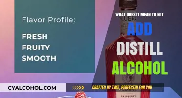 The Art of Distilling: Why Not Add Distilled Alcohol?