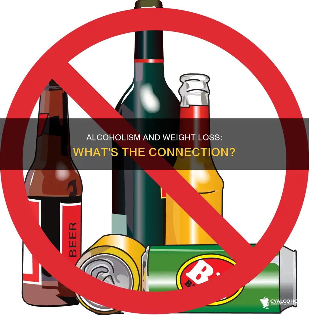 what does it mean when an alcoholic loses weight