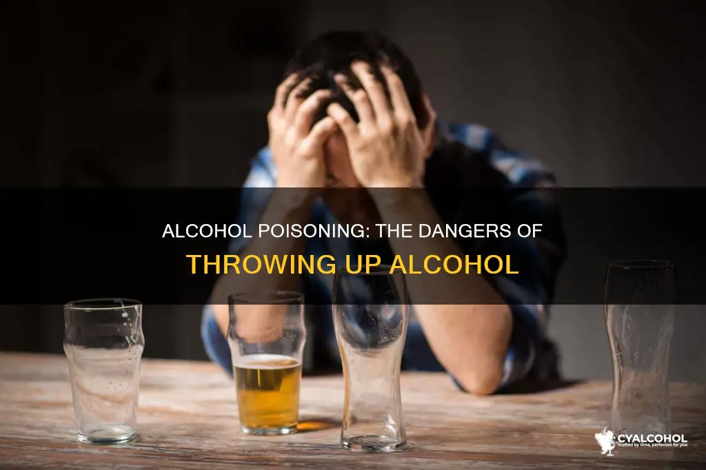 what does it mean when you throw up alcohol