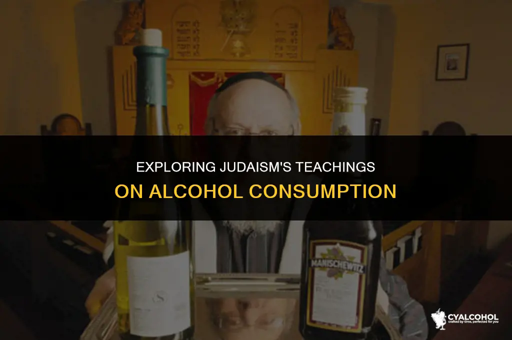 what does judaism say about alcohol