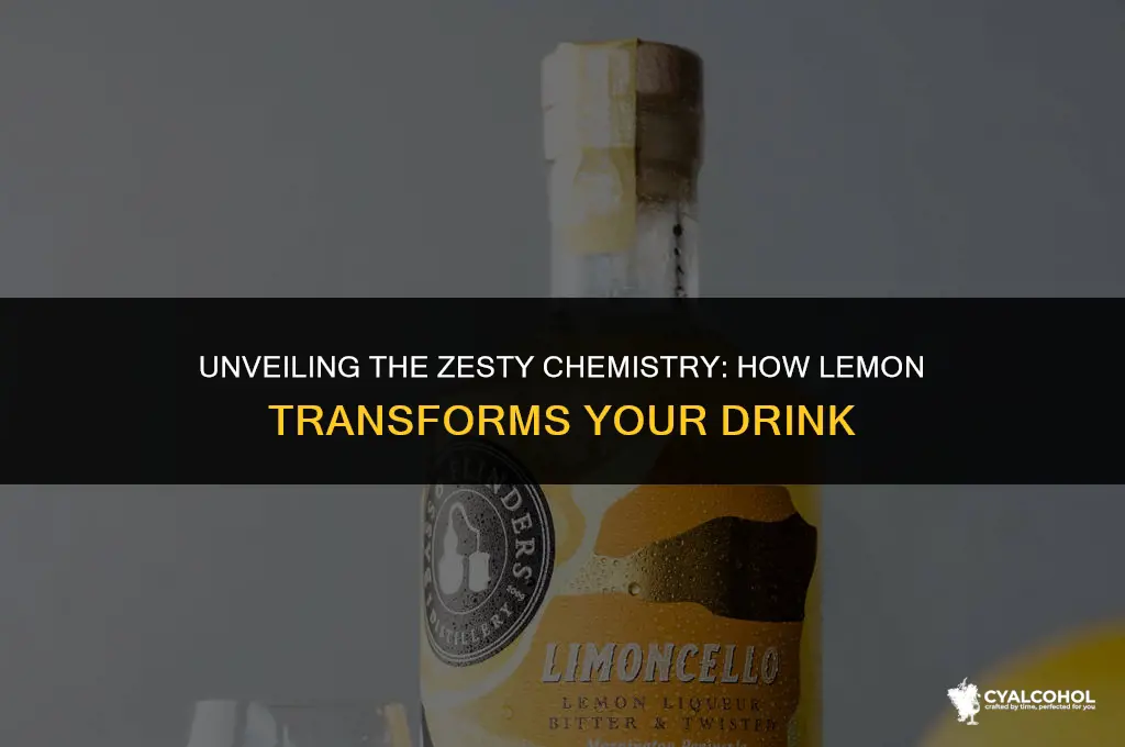 what does lemon do to alcohol