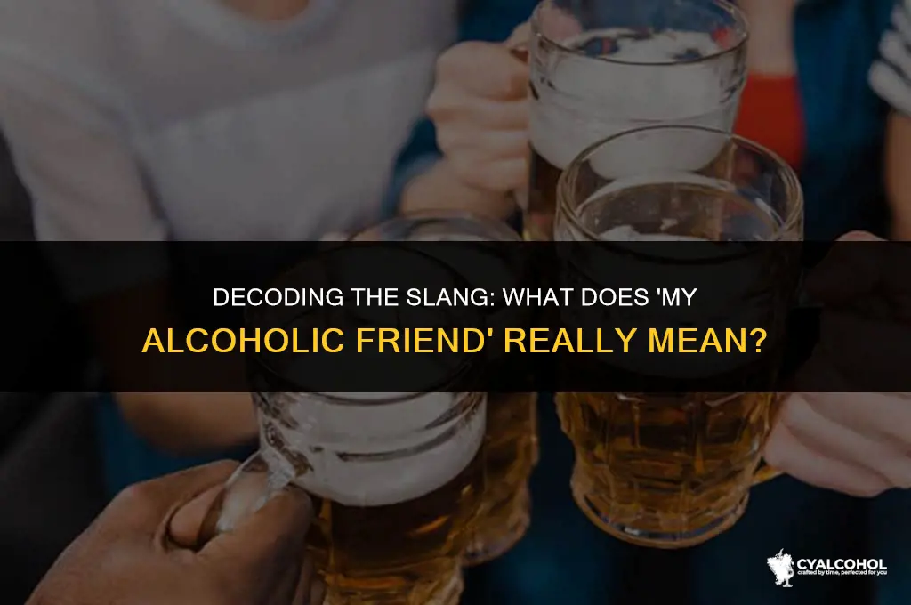 what does my alcoholic friends mean