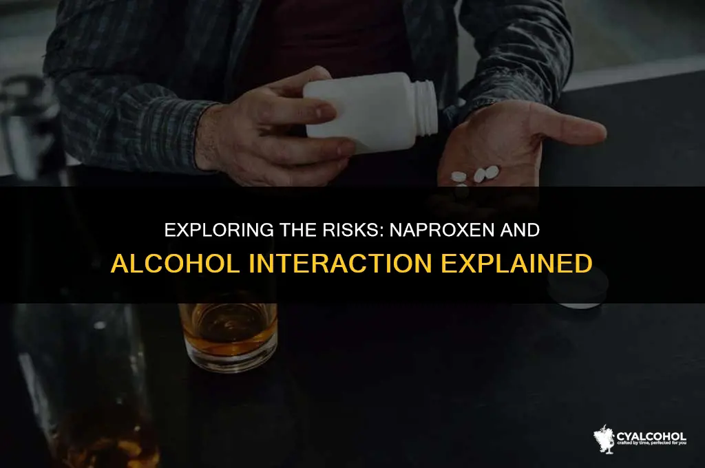 what does naproxen and alcohol do